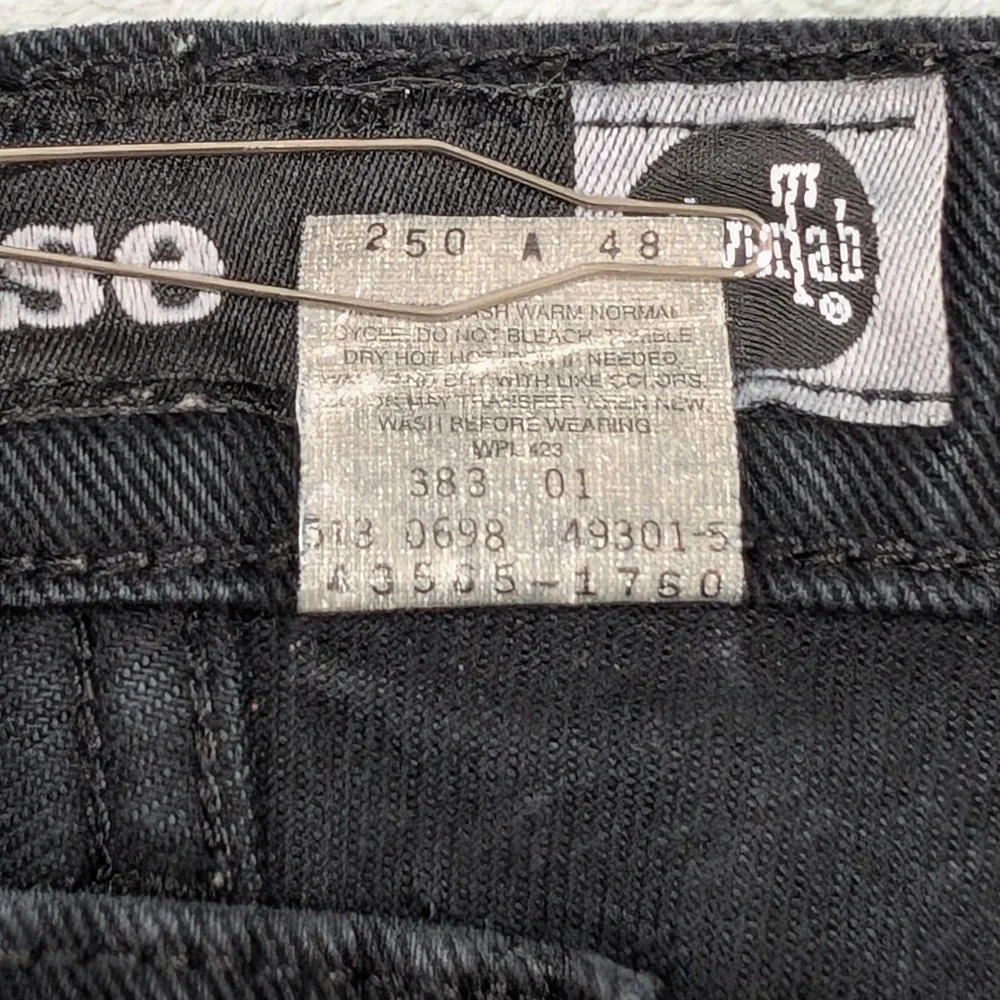VTG Levi's SilverTab‎ Loose Black Jeans W30 L34 Y2K Baggy Skater Unisex USA made